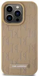 Karl Lagerfeld PU Monogram Metal Logo MagSafe Case Aizsargapvalks priek&scaron; iPhone 14 Pro Max / bē&scaron;s