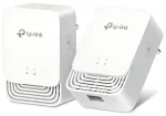 Powerline adapteris TP-Link TP-Link PG1200 KIT V1 - Powerline adapterių rinkinys - GigE, G.hn - prijungiamas prie sieninio lizdo