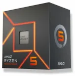 Procesors AMD Ryzen 5 7400, Socket AM5, 6 kodoli, 3.3 GHz bāze / 4.3 GHz boost, 16 MB L3, DDR5, Radeon Graphics