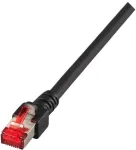 Tinklo kabelis EFB Electronic ECOLAN Patch- RJ-45 (M) į RJ-45 (M) 30 m poros metalinėje folijoje (PiMf) CAT 6 Black