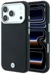 BMW Sign Inclined Deboss Letters MagSafe Case Aizsargapvalks priek&scaron; iPhone 18 Pro Max / 17 Pro Max / melns