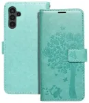 MEZZO tree knyginio tipo telefono dėklas Samsung Galaxy A13 5G (A136) | A04s (A047) žalias