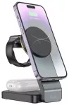 HOCO CQ3 3-in-1 wireless charger | Qi | MagSafe compatible | 15W | black