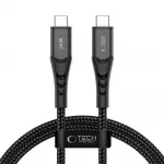 Tech-Protect Ultraboost UB11T duomenų perdavimo ir įkrovimo laidas | USB-C į USB-C | PD, QC 3.0 | 240W | 1m | juodas