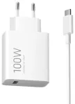 Xiaomi 100W Charging Combo kelioninis įkroviklis | 100W | USB-A | baltas