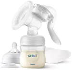 Philips Avent Lotus SCF430/10 Manuālais krūts piena sūknis ar pudelīti