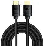 Baseus High Definition Series HDMI 2.1 kabelis 8K 60Hz 3D HDR 48Gbps 3m / melns