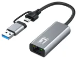 LevelOne adapteris GigaBit USB-C/-A3.0->RJ45 2.5Gbps