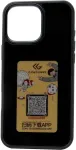REALPOWER MAGIC CASE iPhone 16 Pro dėklas, spalvotas ekranas, Magsafe, juodas
