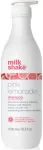 Milk Shake Pink Lemonade spalvą suteikiantis &scaron;ampūnas &scaron;viesiems plaukams Pink 1000 ml