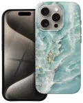 Forcell F-Protect Mirage phone case with MagSafe support for iPhone 15 Pro green