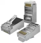 Qoltec RJ45 ki&scaron;tukas | Cat5e | FTP | 100 vnt. komplektas