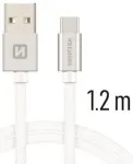 Swissten Textile Universāls Quick Charge 3.1 USB-C Datu un Uzlādes Kabelis 1.2m