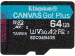 Kingston microSDXC Canvas Go! Plus Gen4 Atmiņas karte / 64GB A2 U3 V30 / + adapter