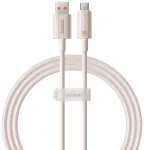 Baseus Habitat Series USB uz USB-C kabelis 100W 1m / rozā