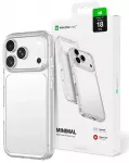 AmazingThing Minimal Drop Proof 3 Lens telefono dėklas iPhone 18 Pro skaidrus