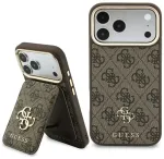 Case Guess 4G with wallet Magsafe for   iPhone 18 Pro Max / 17 Pro Max brown