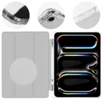 OBAL:ME MistyTab Case Plan&scaron;etdatoru maciņ&scaron; priek&scaron; iPad Air (2020/2022/2024/2025)/iPad Pro 11 (1/2/3/4) / melns/gai&scaron;i pelēks