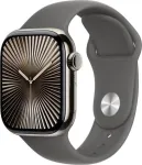I&scaron;manusis laikrodis Apple Watch 10 GPS + Cellular 46mm Natural Titanium S/M Gray (MWY93QF/A)