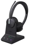 Ausinės Yealink Yealink WH64 Dual UC Belaidės galvos juostos biuro/telefonų centro mikro-USB Bluetooth Black