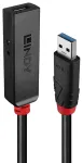 USB kabelis Lindy USB-A - USB-A 10 m Black (43403)