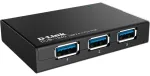 D-Link DUB-1340 4-Port USB3 Hub mit Netzteil Black retail