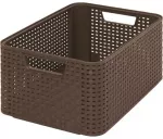 Dėžutė Style M 38,6x28,7x17cm tamsiai rudas