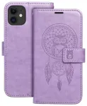 MEZZO dreamcatcher knyginio tipo telefono dėklas iPhone 11 violetinis