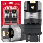 LED CANBUS PRO series P27/7W 2x3157 SMD White 12V 24V AMIO-03598
