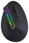 Wozinsky WMG-1164 Wireless Vertical Ergonomic Gaming Mouse 3600 DPI with RGB Backlight - Black
