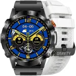 Smartwatch Gravity ar 2 siksniņām GT20-8 / melns