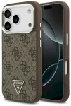 Case Guess 4G Triangle Logo MagSafe Aizsargapvalks priek&scaron; iPhone 17 Pro / brūns