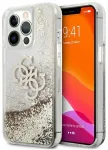 Guess GUHCP13XLG4GGO Hardcase 4G Big Liquid Glitter Aizsargapvalks priek&scaron; iPhone 13 Pro Max 6,7" / zelta