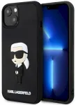 Karl Lagerfeld KLHCP14M3DRKINK Rubber Ikonik 3D Aizsargapvalks priek&scaron; iPhone 14 Plus / 15 Plus 6.7" / melns