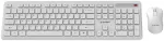 Gembird KBS-WPS-01-W Bezvadu tastatūras un peles komplekts Slim Pro Business US Layout / balts