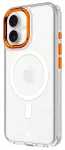 Tactical MagForce 2.0 telefono dėklas su MagSafe palaikymu telefonui iPhone 17 oranžinis