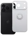 Case for iPhone 18 Pro Max / 17 Pro Max Silicone Ring silver