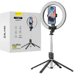 Blavec Selfie Ring lamp Aura LED Ring P55 25cm tripod + remote control + 2,3 metres (RLP55-TRB23) black