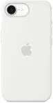 Apple iPhone 16e silikono dėklas white