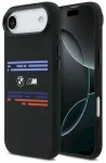 BMW M Silicon Horizontal Line MagSafe Case Aizsargapvalks priek&scaron; iPhone Air / melns