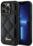 Guess Quilted Metal Logo Case Aizsargapvalks Priek&scaron; Apple iPhone 15 Pro