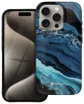 Forcell F-Protect Mirage phone case with MagSafe support for iPhone 15 Pro blue