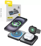 Blavec BQI-04 3-in-1 wireless charger | Qi | MagSafe compatible | 15W | black