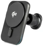 AMiO magnetinis automobilinis telefono laikiklis ant oro grotelių ir stiklo su 15W belaidžiu įkrovimu suderinamas su MagSafe