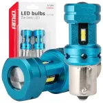 CANBUS LED bulbs 1156 BA15S P21W R10W R5W 4SMD 1860 White 12V 24V AMIO-04252