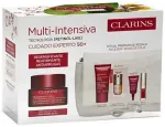 Veido odos priežiūros rinkinys sausai odai Clarins Multi-Intensive Jour Peaux S&egrave;ches, 5 dalių