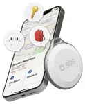 SBS Track My Circle Waterproof IP65 Locator Compatible with Apple Find My - White