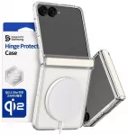Araree Duple 360 M phone case with MagSafe support for Samsung Galaxy Z Flip 8 (F776) white