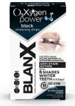 BlanX Oxygen Power Black Whitening Strips dantų balinimo juostelės (10 vnt.)