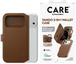 Case CARE by PanzerGlass Tango 2w1   Wallet Case MagSafe for iPhone 18 Pro Max / 17 Pro Max brown